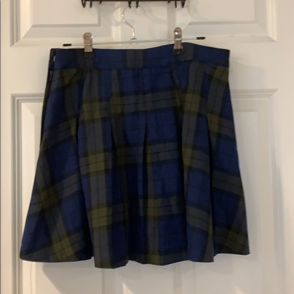 H&M plaid mini skirt